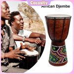 Cocosity tambour africain tambour djemb� africain de 6 pouces instrument de musique instruments tambourin ...