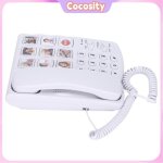Cocosity téléphone à gros bouton téléphone fixe filaire à grosses touches pour personnes âgées avec numérotati ... Cocosity téléphone à gros bouton téléphone fixe filaire à grosses touches pour personnes âgées avec numérotati ...