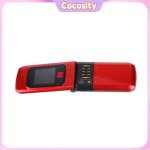 Cocosity tlphone portable  clapet 4g pour sniors avec gros boutons sos batterie 4800mah rouge