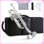 Cocosity trompette bb professionnelle avec embouchure argent�e et �tui