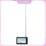 Cocosity tv portable de 5 pouces tlviseur portable 5 pouces avec support mini tlvision numrique ...