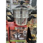 Cocotte + couscoussier - inox 4 l - induction - polyvalent - entretien facile