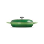 Cocotte l creuset le creuset cocotte peu profonde avec couvercle en fonte maille signature 30 cm 3. ...