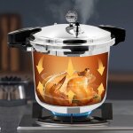 Cocotte minute 23l - autocuiseur - soupape de s�curit� antid�flagrante10 psi - avec manom�tre - 32cm ...