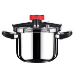 Cocotte minute - autocuiseur inox 201 - 22cm 4l 100kpa - fond triple �pais - cuisson rapide s�curis�e ...