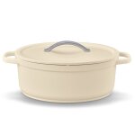 Cocotte ovale beige 31 cm 6 l - beka