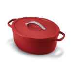 Cocotte ovale rouge 31 cm 6 l - beka