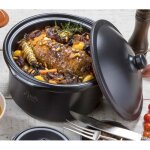 Cocotte professional noir en pte  feu - d 28 cm