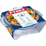 Cocotte - pyrex - 1450074 - ronde - en verre borosilicate - 51 litres - adapt au conglateur et micro ...