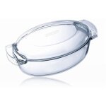 Cocotte - pyrex - 1450076 - ovale - en verre borosilicate - 38 x 23 cm Cocotte - pyrex - 1450076 - ovale - en verre borosilicate - 38 x 23 cm
