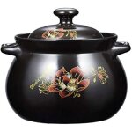 Cocotte ronde cocotte chinoise avec couvercle ustensiles de cuisine pour rago�t soupes et riz (28l)