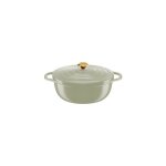 Cocotte tefal tefal cocotte air soft light green lichen ovale 30x23cm en fonte daluminium induction e2668925 ...
