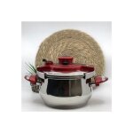 Autocuiseur - vivaldi - tombo - acier inoxydable 18 / 10 - 6 litres - couvercle de sécurité Autocuiseur - vivaldi - tombo - acier inoxydable 18 / 10 - 6 litres - couvercle de sécurité