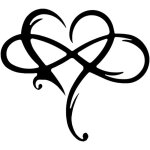 Coeur infini acier muraldécoration murale en métalsigne de coeur infini en métalfer forgé décoration(moyen) ... Coeur infini acier muraldécoration murale en métalsigne de coeur infini en métalfer forgé décoration(moyen) ...
