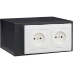 Coffre - fort encastrable arregui socket 23000w - s0 - coffre secret prise �lectrique 25l noir