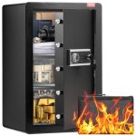 Coffre - fort à double porte 113 l - vevor - avec sac ignifuge porte - clés - pour argent documents bijoux ... Coffre - fort à double porte 113 l - vevor - avec sac ignifuge porte - clés - pour argent documents bijoux ...