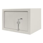 Coffre - fort - uisebrt - double serrure - design haute scurit - montage sol / mur - argent