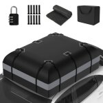 Coffre de toit voiture 600l �tanche sac de toit pour voyage r�sistant aux intemp�ries 130x100x45cm noir ...