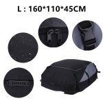 Coffre de toit voiture - grande capacit� - pliable 600d - 160x110x45cm