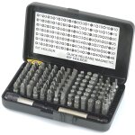 Coffret de 100 embouts de vissage - hitachi 754000 - noir - visser