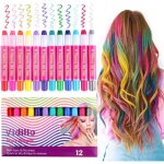Coffret de 12 craies pour cheveux color�esid�al pour les filles et les enfants cadeau parfait pour no�l ...