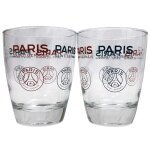 Coffret de 2 verres � eau paris saint - germain