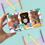 Coffret 3 oursons guimauve xl collection merci ma�tresse ma�tre atsem nounou coll�gue