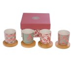 Coffret de 4 tasses expresso tilly - amadeus