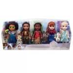 Coffret 5 poupes elsa anna mirabel raya & moana - disney princesses