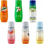 Coffret de 6 concentrs sodastream mirinda + 7up + citron - citron vert + pamplemousse + orange - mangue ...