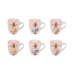 Coffret de 6 tasses barista 23 cl - table passion