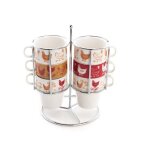 Coffret de 6 tasses expresso maggie - amadeus