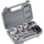 Coffret de 9 pices de scies trpans bimtal hss pour lectricien - bosch