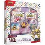 Coffret - asmodee - alakazam - ex 4b 151 - 4 boosters - 1 carte alakazam - ex - 2 cartes promo Coffret - asmodee - alakazam - ex 4b 151 - 4 boosters - 1 carte alakazam - ex - 2 cartes promo