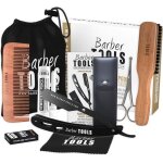 Coffret barbe et rasage pour homme rasoir coupe chouxbrosse  barbepeigne  barbeciseauxpochette de rangement ...