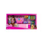 Coffret barbie grand s�jour + la chambre � couch� + 22 accessoires + 2 poup�es mannequins - set maison ...