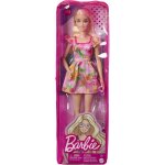 Coffret barbie poupee mannequin fashionistas : blonde cheveux long avec robe rose et chaussures et 1 ...