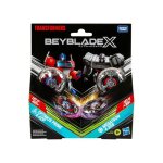 Coffret beyblade 2 toupies et 2 lanceurs : transformers optimus prime 4 - 60p et megatron 4 - 80b - type ...