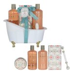 Coffret cadeau bain luxe rose relaxant ? coffret bien - �tre 5pcs