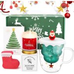 Coffret cadeau femme no�l - tasse double paroi avec poign�e - id�e cadeau pour maman amie s?ur coll�gue ...