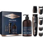 Coffret cadeau - king c. gillette - style parfait - tondeuse � barbe �lectrique - nettoyant 3 en 1 - ...