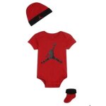 Coffret cadeau de naissance bébé garcon jordan 3 pièces rouge et noir ensemble body bavoirs bonnet et ... Coffret cadeau de naissance bébé garcon jordan 3 pièces rouge et noir ensemble body bavoirs bonnet et ...