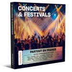 Coffret cadeau smartbox - concerts & festivals - bon cadeau  valoir