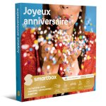 Coffret cadeau smartbox - joyeux anniversaire - 1 activit� � vivre pour 1 ou 2 nuits personnes