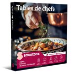 Coffret cadeau smartbox - tables de chefs - 1 dner avec boissons selon les partenaires pour 2 personnes ...