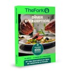 Coffret cadeau thefork - dner dexception - 1 dner dexception  partir de 2 personnes dans prs de 8000 ...