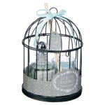 Coffret cage + diffuseur + bougie - atmosphera - lola - bleu - parfum thé au jasmin - romantique Coffret cage + diffuseur + bougie - atmosphera - lola - bleu - parfum thé au jasmin - romantique