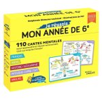 Coffret de cartes mentales 6e - 110 cartes - fran�ais - maths - histoire - g�ographie - physique - chimie ...