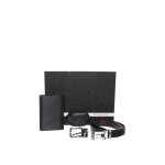 Coffret - chabrand - ref 40203 - ceinture en cuir - portefeuille - porte - monnaie noir