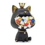 Vide - poche dco chat noir et son assortiment de 20 chocolats lindor de lindt ide cadeau originale ...